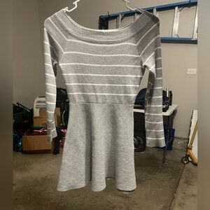 Grey Skater Skirt